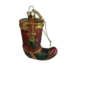 SCF‎ Season of Cannon Falls Cowboy Boot Christmas Ornament